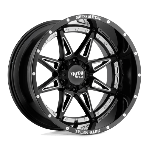Moto Metal MO993 HYDRA Gloss Black Milled 20x9 +18 6X120 66.9