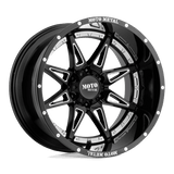 Moto Metal MO993 HYDRA Gloss Black Milled 17x9 -12 6X139.7 106.25