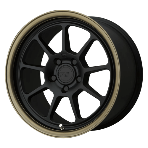 Motegi MR135 Matte Black Center W/ Bronze Lip 18x9.5 +45 5X114.3 72.6