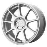 Motegi MR138 Hyper Silver 18x8 +38 5X100 72.6