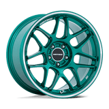 Motegi MR158 TSUBAKI Hokkaido Green W/ Machined Lip 18x9.5 +40 5X114.3 72.56