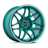 Motegi MR158 TSUBAKI Hokkaido Green W/ Machined Lip 18x10.5 +25 5X120 74.1