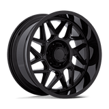 Moto Metal MO812 TURBINE Gloss Black 20x9 +20 5X139.7 78.1