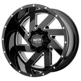 Moto Metal MO988 MELEE Gloss Black Milled 22x12 -44 8X170 125.5
