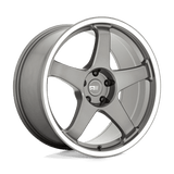 Motegi MR151 CS5 Gunmetal W/ Machined Lip 19x9.5 +40 5X100 56.15