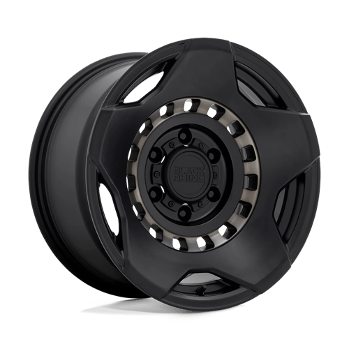 Black Rhino Hard Alloys MUZZLE Matte Black W/ Mach Tint Ring 17x9 -18 5X127 71.6