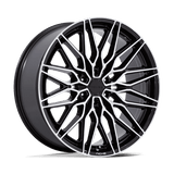 Niche NC278 CALABRIA 6 Gloss Black W/ Machined 22x9.5 +19 6X139.7 106.1