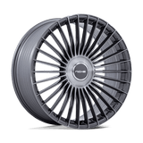 Niche NC282 SERENE Gloss Titanium Brushed 22x10.5 +45 5X108/5X114.3 72.56