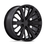 Performance Replicas PR201 Gloss Black 22x9 +28 6X139.7 78