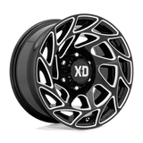 XD XD860 ONSLAUGHT Gloss Black Milled 17x9 +0 5X127 71.5