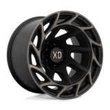 XD XD860 ONSLAUGHT Satin Black W/ Bronze Tint 20x12 -44 6X135 87.1