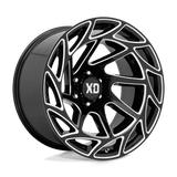 XD XD860 ONSLAUGHT Gloss Black Milled 22x12 -44 6X139.7 106.1