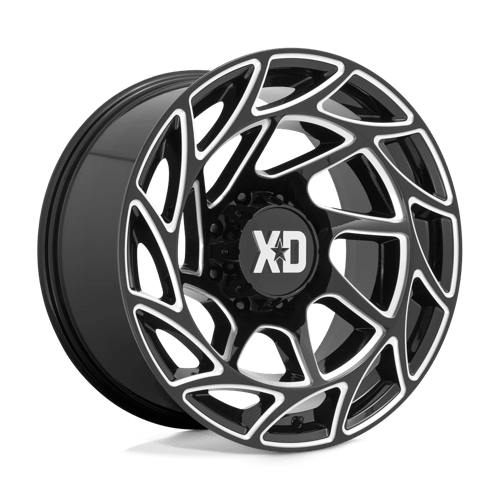 XD XD860 ONSLAUGHT Gloss Black Milled 20x10 -18 8X170 125.1