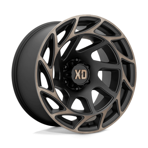 XD XD860 ONSLAUGHT Satin Black W/ Bronze Tint 20x10 -18 6X139.7 106.1