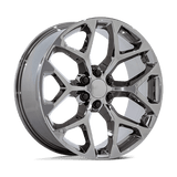 Performance Replicas PR176 Black Chrome 24x10 +24 6X139.7 78.1