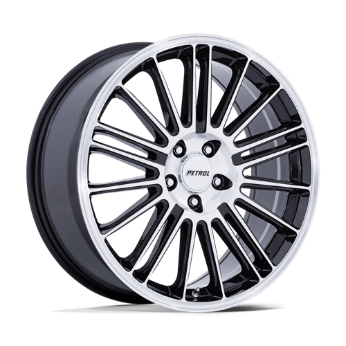 Petrol PE001 P1D Gloss Black W/ Machined Face 19x8 +40 5X115 72.56