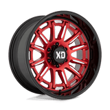 XD XD865 PHOENIX Candy Red Milled W/ Black Lip 20x10 -18 5X127 71.5