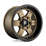 Fuel D617 PODIUM Matte Bronze Black Bead Ring 17x9 -12 5X127 78.1