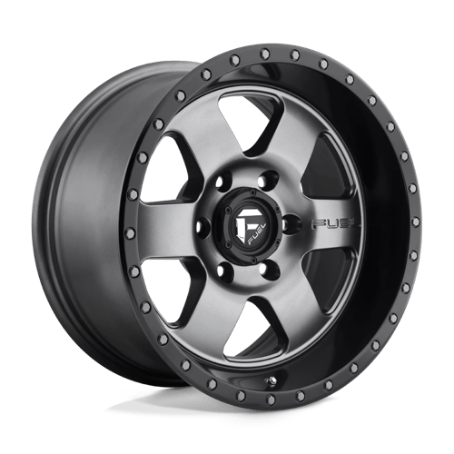 Fuel D619 PODIUM Matte Gun Metal Black Bead Ring 17x9 -12 5X127 78.1