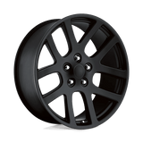 Performance Replicas PR107 Semi Gloss Black 22x9 +18 5X115 71.5
