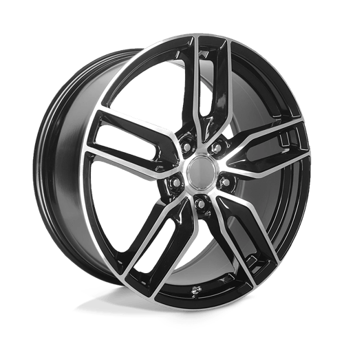Performance Replicas PR160 Gloss Black W/ Machined Spokes 20x10 +79 5X120.65 70.3