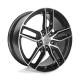 Performance Replicas PR160 Gloss Black W/ Machined Spokes 19x8.5 +56 5X120.65 70.3
