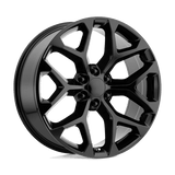 Performance Replicas PR176 Gloss Black 24x10 +24 6X139.7 78.1