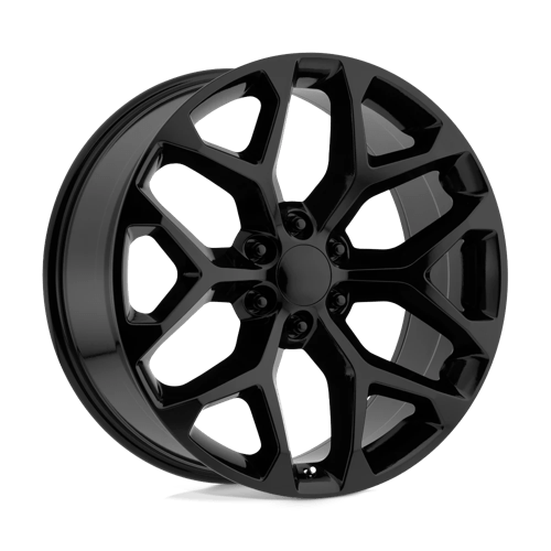 Performance Replicas PR176 Matte Black 22x9 +24 6X139.7 78.1