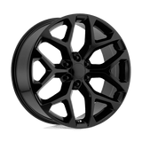 Performance Replicas PR176 Matte Black 22x9 +24 6X139.7 78.1