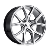 Performance Replicas PR181 Hyper Silver Machined 20x9 +34 5X127 71.5