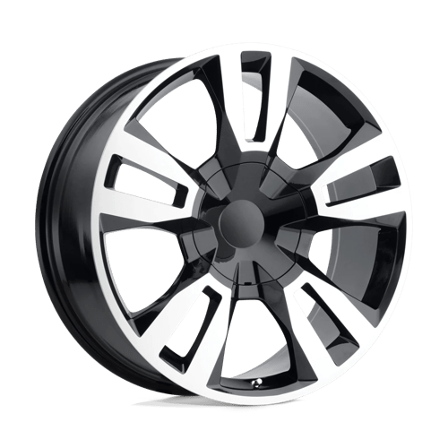Performance Replicas PR188 Gloss Black Machined 22x9 +27 6X139.7 78.1