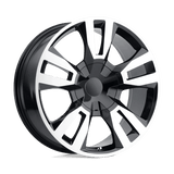 Performance Replicas PR188 Gloss Black Machined 22x9 +27 6X139.7 78.1
