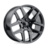 Performance Replicas PR192 Gloss Black 22x10 +25 5X139.7 78.1