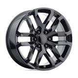 Performance Replicas PR196 Gloss Black 22x9 +24 6X139.7 78.1