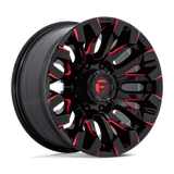 Fuel D829 QUAKE Gloss Black Milled Red Tint 18x9 +1 8X170 125.1
