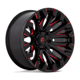 Fuel D829 QUAKE Gloss Black Milled Red Tint 18x9 +1 5X114.3 72.7
