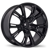 Replika R148B Gloss Black 20x10.0 +50 5x127 71.5
