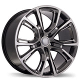 Replika R148B Dark Hyper Silver 18x8.0 +34 5x127 71.5