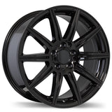 Replika R157 Gloss Black 19x8.5 +45 5x112 66.5