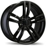 Replika R163A Gloss Black 18x8.0 +35 5x120 72.6