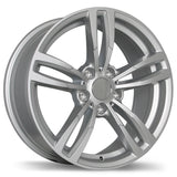 Replika R163A Gloss Silver 19x8.5 +20 5x120 72.6