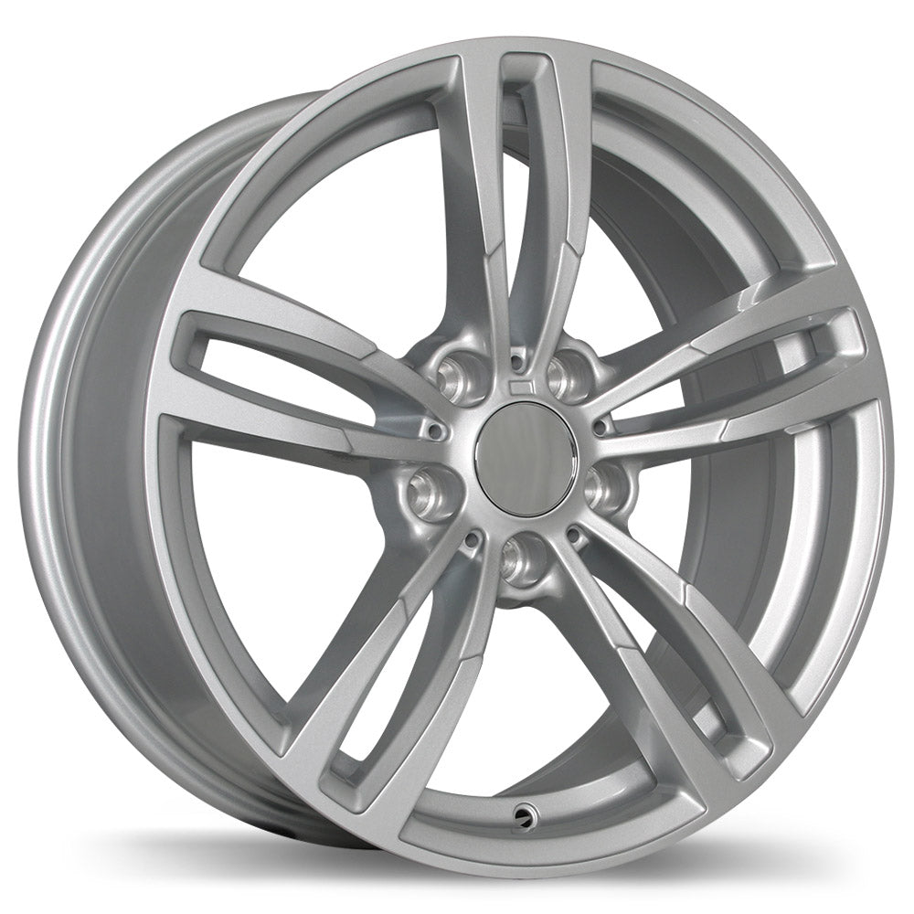 Replika R163A Gloss Silver 19x8.5 +20 5x120 74.1