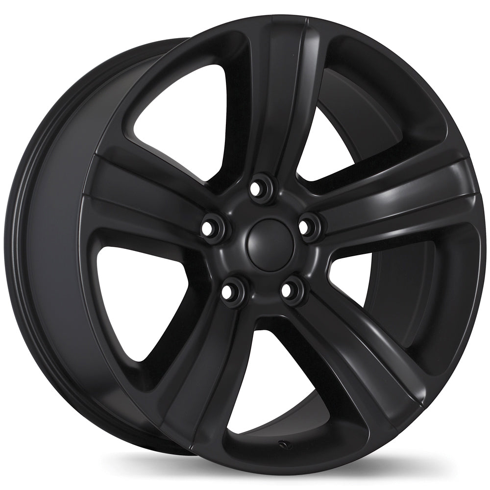 Replika R177A Matte Black 17x8.0 +10 5x139.7 77.8