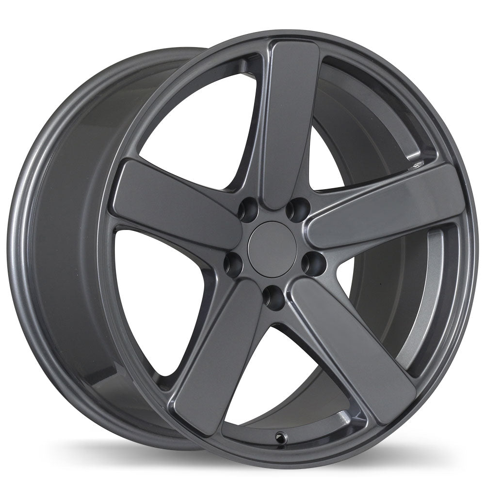 Replika R182 Gloss Gunmetal 18x8.0 +21 5x112 66.5