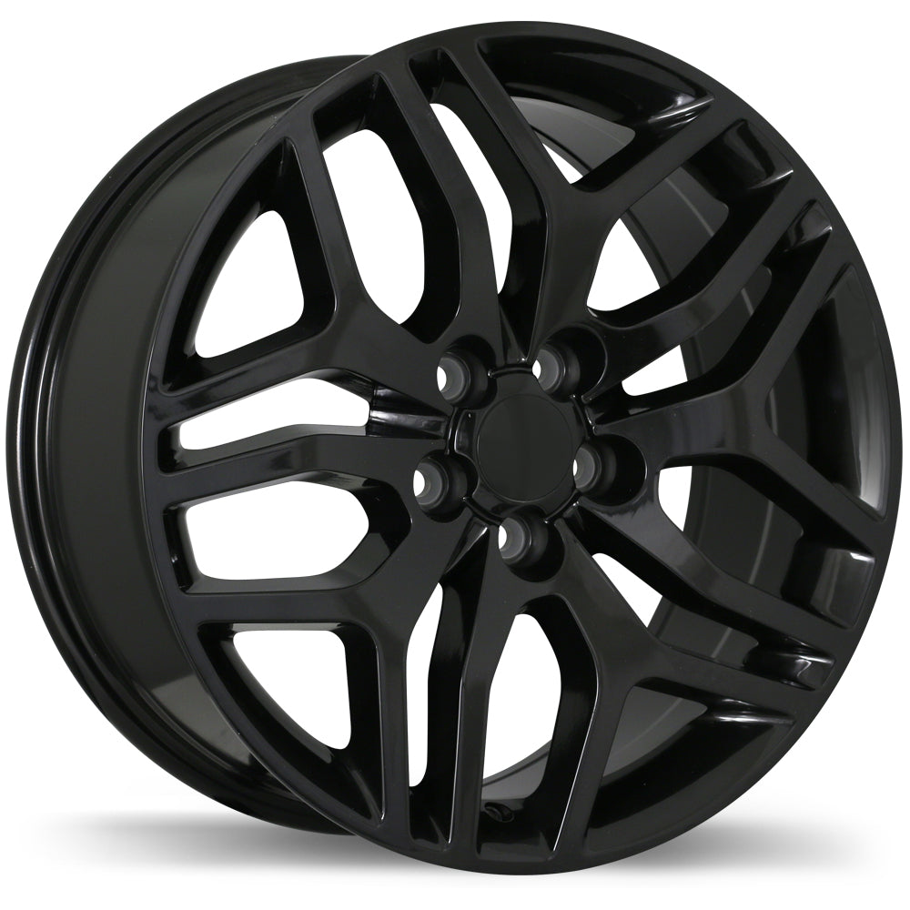 Replika R189 Gloss Black 20x8.5 +45 5x108 63.4