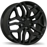 Replika R189 Gloss Black 20x8.5 +45 5x108 63.4