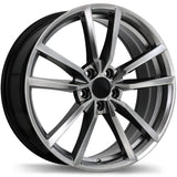 Replika R195 Dark Hyper Silver 19x8.0 +45 5x112 66.5