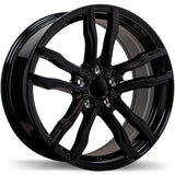 Replika R200 Gloss Black 18x8.5 +42 5x120 74.1