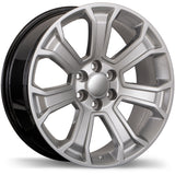 Replika R204 Hyper Silver 22x9.0 +24 6x139.7 78.1
