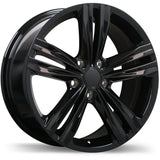 Replika R205 Gloss Black 16x7.0 +45 5x112 57.1